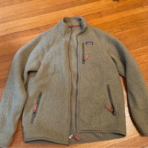 Patagonia Olive Fleece Jacket